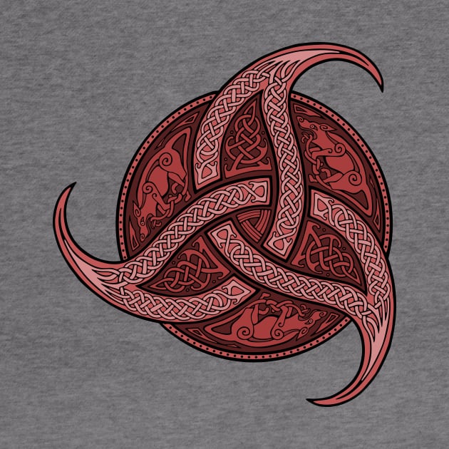 Trinity Knot - Crimson by Daniel Ranger